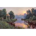thumbnail image 2 of Prishchepa, Igor 14x10 White Modern Wood Framed Museum Art Print Titled - Morning park, 2 of 4