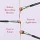 thumbnail image 5 of Brocha de maquillaje BK BEAUTY ANGIE HOT & FLASHY A506 Corrector, 5 of 7