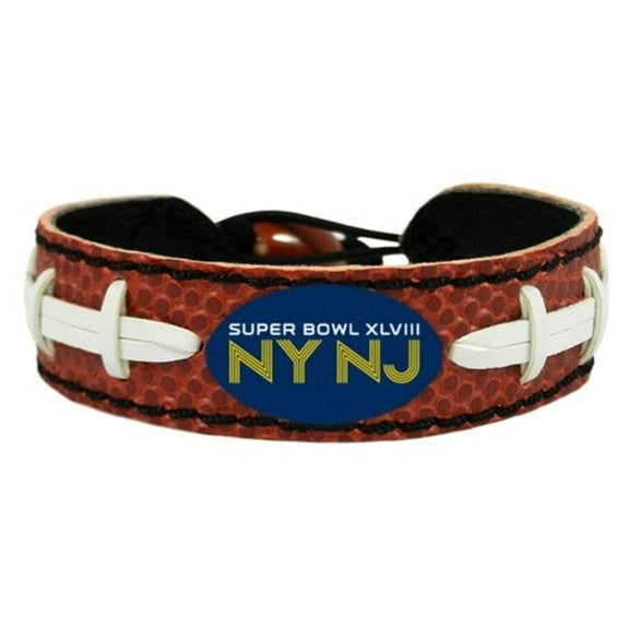 Super Bowl XLVIII NY NJ Logo Classic NFL Football Bracelet