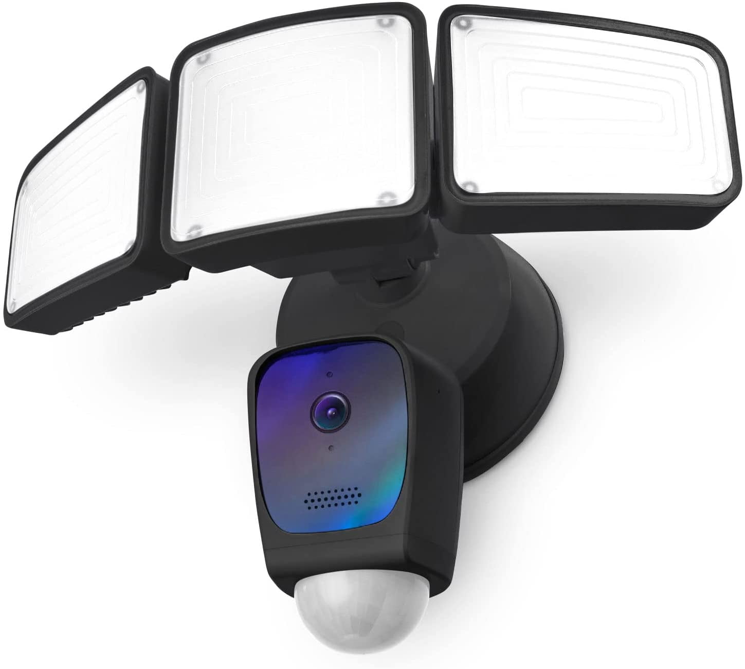 Home Zone Security Triple Head Flood Light Camera 3500 Lumen LED