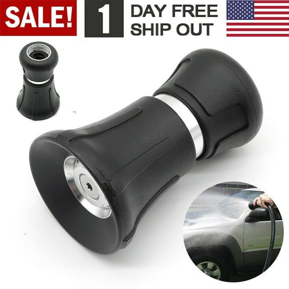 Fire Hose Nozzle Water Sprayer Garden Adjustable High Pressure Washer Sprayer