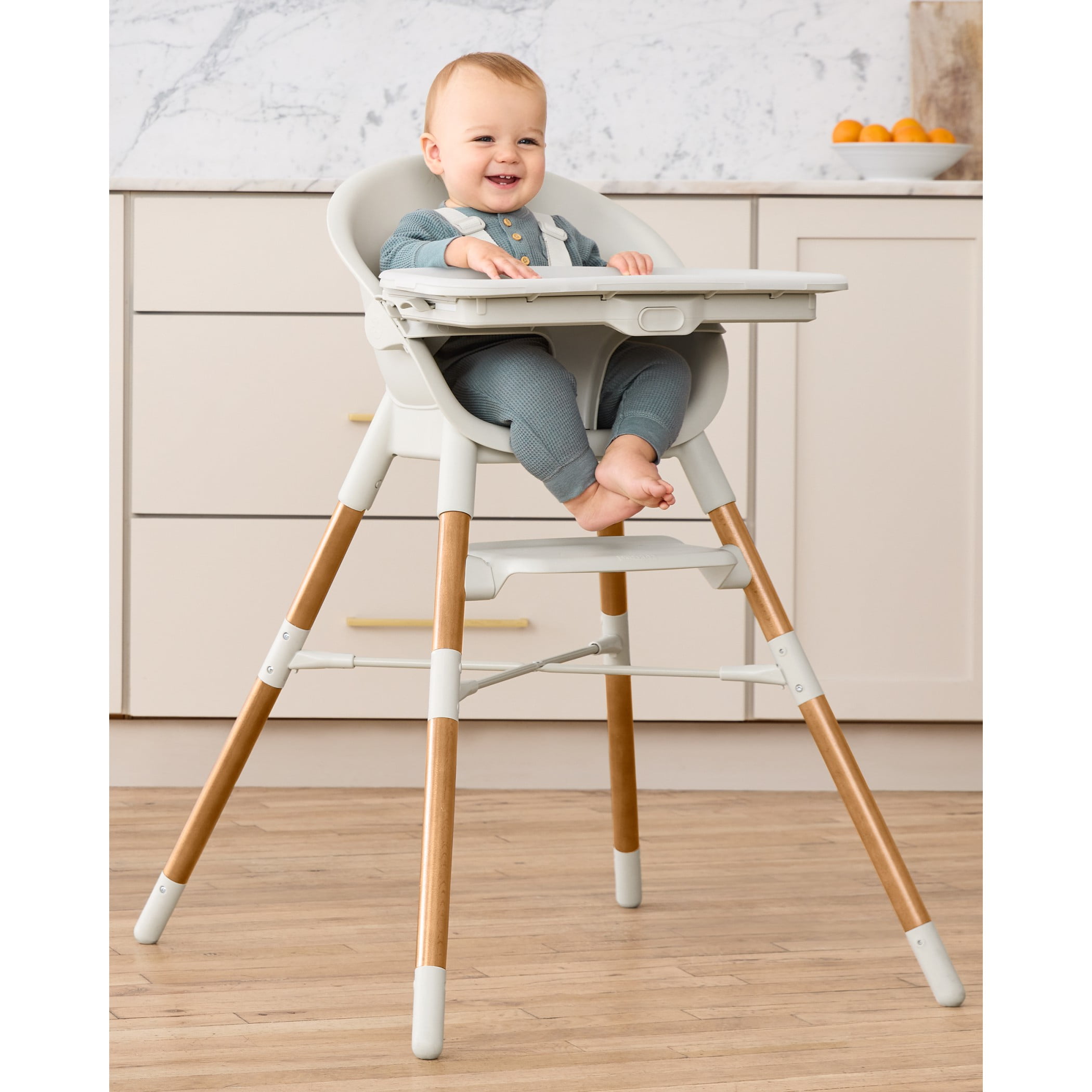 Skip Hop EON 4-in-1 High Chair Oat for Infant and Toddler