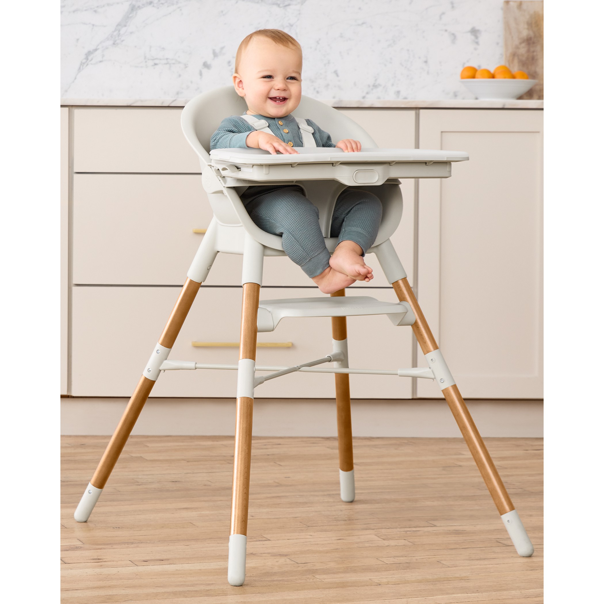 Skip Hop EON 4-in-1 High Chair, Oat photo 6