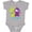 AC-Heather Grey, variant on Inktastic Monster 2nd Birthday Boys or Girls Baby Bodysuit