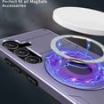 thumbnail image 4 of Dteck for Galaxy S24 Plus Case, Shockproof Rugged & Kickstand Strong Magnetic Heavy Duty Drop Protection Slide Lens Protection Case for Samsung Galaxy S24 Plus,Purple, 4 of 7