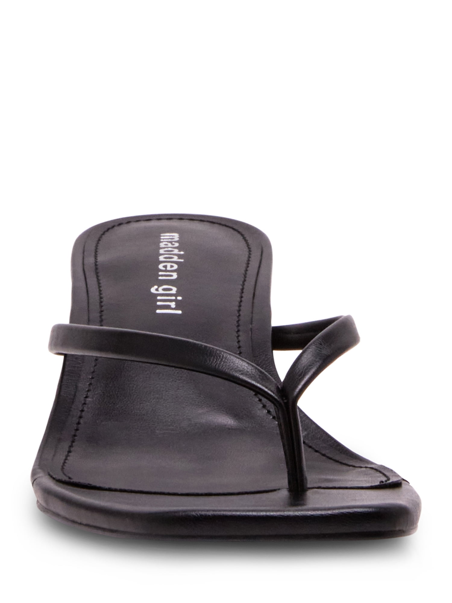 Madden Girl Women's Charlene Thong 2 inch Kitten Heel Sandal