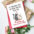 thumbnail image 4 of Tarjeta de San Valentín Pareja de Gatos TQDaiker con Sobre, 4 of 5