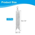 thumbnail image 2 of Uxcell Safety Reflector, Reflector Tag Pendant Reflective Safety Keychain Gear for Backpack Cycling Running Silver, 2 of 6