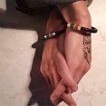 thumbnail image 4 of 2 pulseras de cuero para hombre, pulsera de piel de vaca con cierre ajustable, 4 of 8
