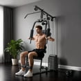 thumbnail image 2 of Soozier Home Gym Equipment, Multifunction Workout Machine with 99lbs Weight Stack for Back, Chest, Arm, Legs, and Full Body Workout, 2 of 10
