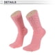thumbnail image 3 of Calcetines de ciclismo Unique Bargains, antideslizantes, absorbentes de sudor, anti-fricción, para exteriores, rosa, talla M, 1 par con puntos reflectantes., 3 of 6