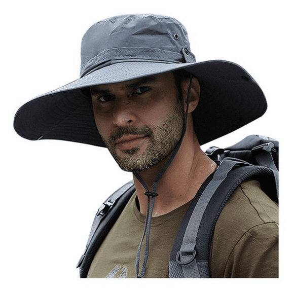 Wide Brim Uv Protection Foldable Bucket Hat