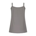 thumbnail image 4 of Fanxing Gray Plus Size Tank Tops for Women XXXXXL Loose Fit Dressy Sleeveless Pleated Flowy Tunic Shirt ( Women's Plus L-5XL), 4 of 7