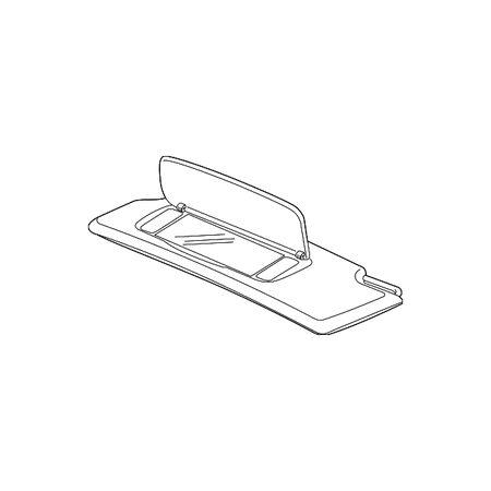 Genuine OE Volvo Sun-Visor - 39822708