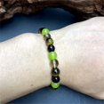 thumbnail image 5 of Tiger Eye Bead Bracelet for Men & Women - Natural Stone Bracelet with Black Onyx and Smoky Quartz for Good Luck, Wealth, and Adjustable Chakra Healing, 5 of 5