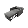 thumbnail image 3 of DOMETOUR Futon Chair Bed Convertible Sleeper Sofa, 3-in-1 Pull Out Sleeper Chair Beds Sofa Bed, Armchair Bed Sleeper for Living Room, Office, Apartment (Dark Grey Lint), 3 of 5