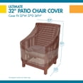 thumbnail image 4 of DUCKCOVERS® Ultimate Waterproof Outdoor Adirondack Chair Cover, 4 of 15