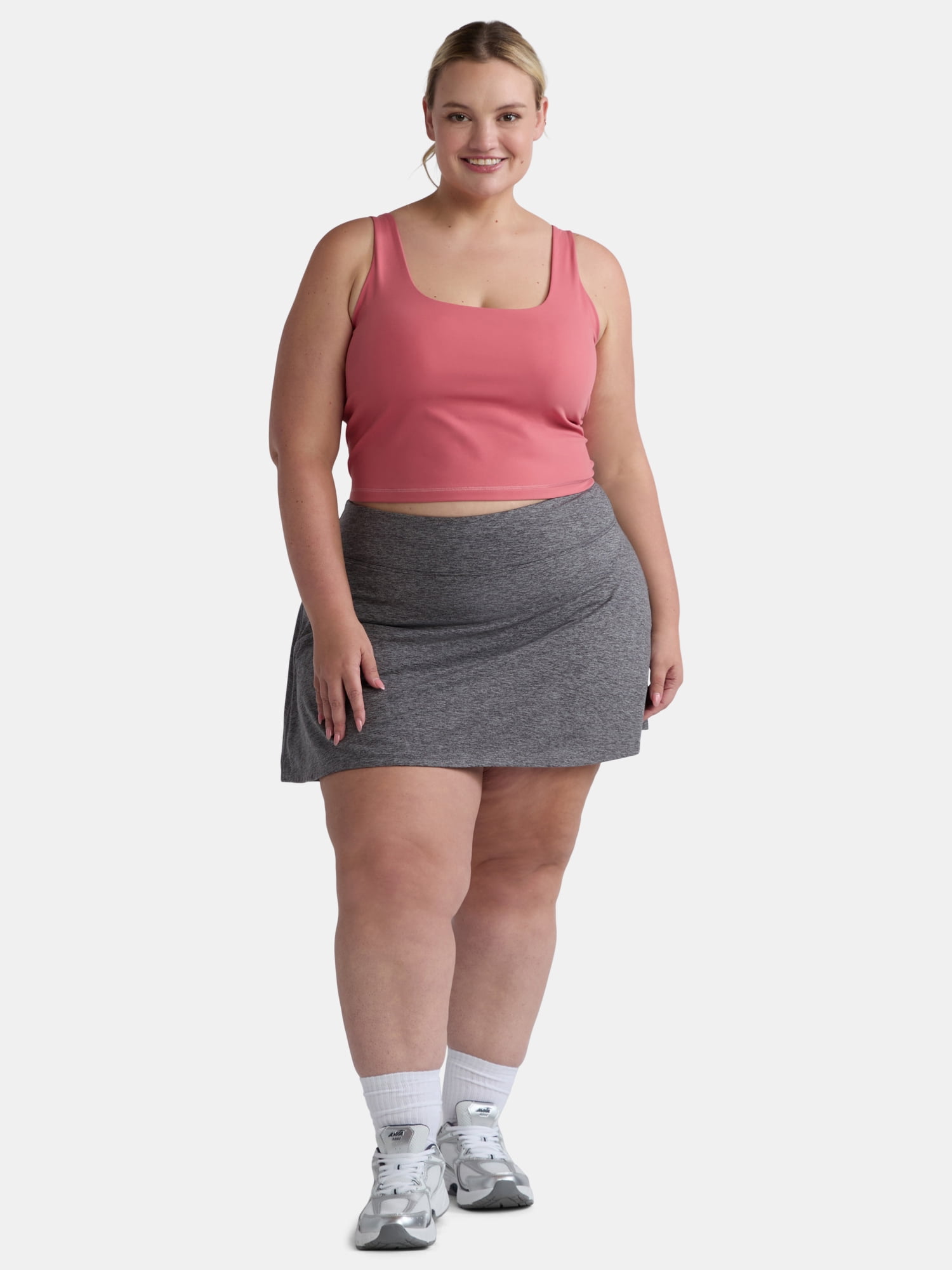 Avia Women's and Women's SoftSculpt Longline Sports Bra, Sizes XS-4X