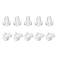 thumbnail image 1 of Unique Bargains M5x8mm Plastic Phillips Bolts PC Pan Head Machine Screws Transparent 50 Pack, 1 of 5