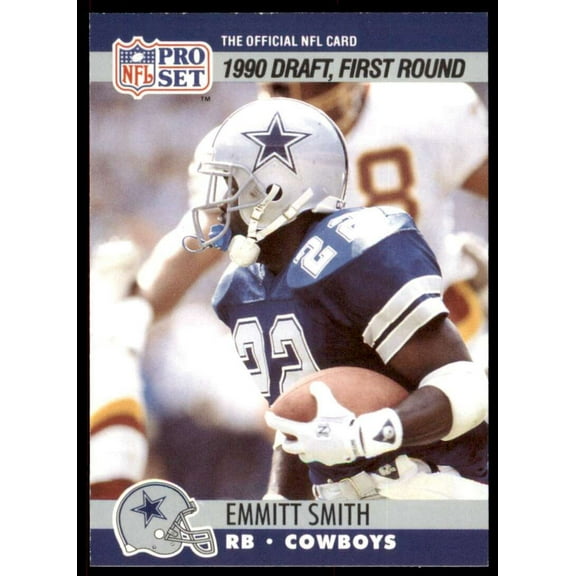 Emmitt Smith Rookie Card 1990 Pro Set #685