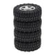 thumbnail image 4 of 4 Uds CNC Micro ruedas de neumáticos aptos para Axial SCX24 90081 00001 000002 RC crawler piezas de repuesto Plata A Macarena rc ruedas sobre orugas, 4 of 8
