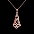 thumbnail image 2 of EOEMY Yellow Rose Gold Plated Necklace Pendant Drop 19 Inches 1mm Lobster Clasp B297-Rose Gold, 2 of 6