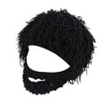 thumbnail image 2 of Gorro de Punto con Barba Jinwen Negro S, 2 of 8