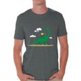 thumbnail image 1 of Awkward Styles Leprechaun and Dinosaur Tshirt St. Patrick's Day Shirt for Men Irish Gifts for Him Saint Patrick T Shirt St. Patrick Shirt Irish Men's T Shirt Dinosaur Shirt Lucky Irish Shirt for Men, 1 of 4