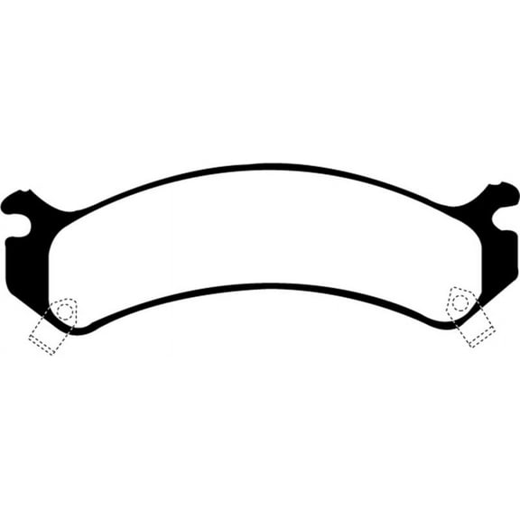 EBC Brakes Yellowstuff 4000 Series Street and Track Brake Pad Set Fits select: 1999-2010 CHEVROLET SILVERADO, 1999-2007 GMC NEW SIERRA