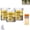3set, variant on Weather Resistant Water-Based Gold Paint, Waterproof Gold Spray Paint for Metal, Acrylic Paint Metallic Gold, Antique Gold Liquid Paint for Arts, Paintings and Crafts
