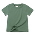 thumbnail image 5 of MYGBCPJS 3-Pack Boys T-shirts Little Kids Summer Solid Cotton Short Sleeve Crew Neck Tee Shirt, 5 of 7