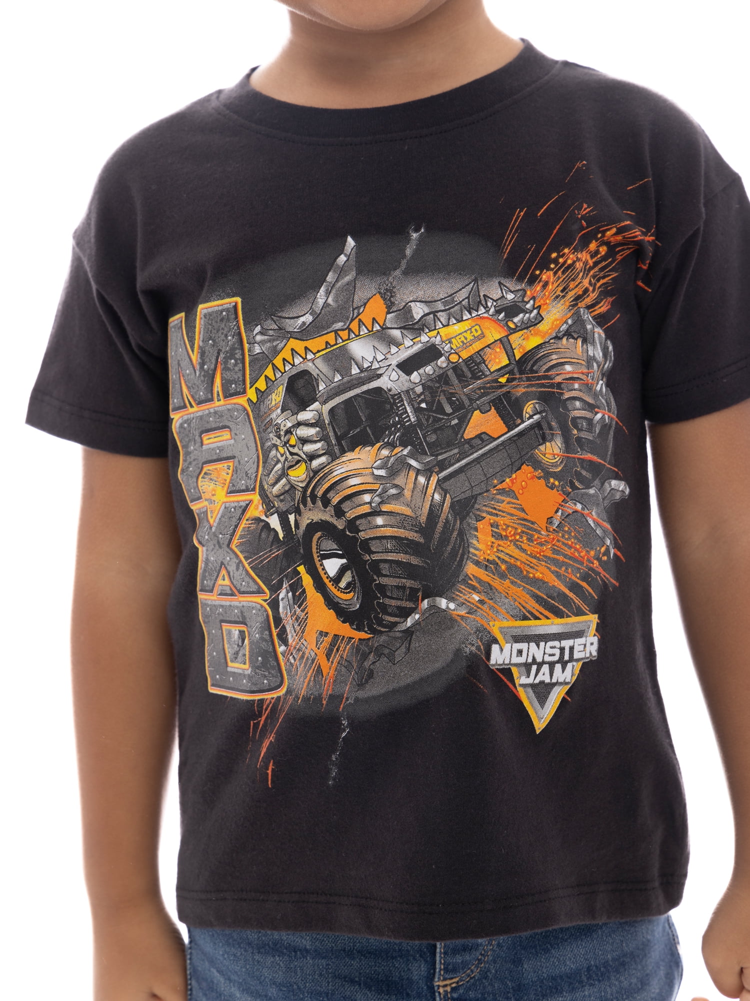Monster Jam Toddler Boys MAXD Graphic Tee, Sizes 12M-5T
