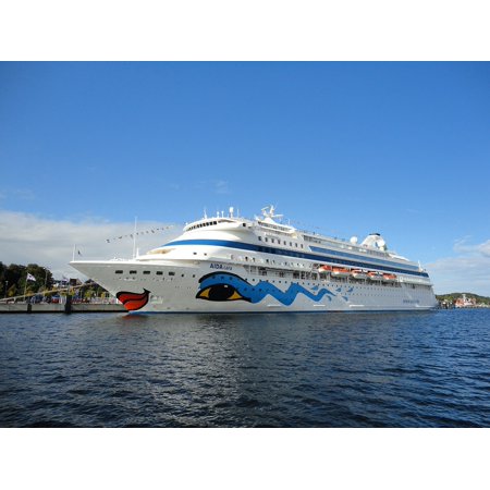 LAMINATED POSTER Kiel Blue Ships Sky Water Cruise Baltic Sea Poster Print 24 x