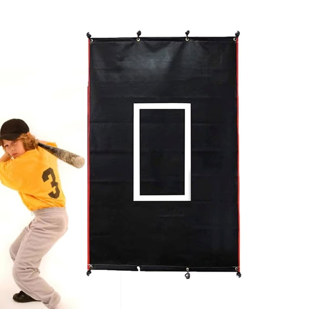 ZPAQI Batting Cage Baseball Backstop Wear-Resistant Baseball Pitching Targets