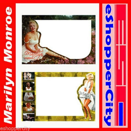 Marilyn Monroe Glass - Marilyn Monroe Glass Picture Frame Set of 2 , 4x6 Photo Gift Licensed Product
