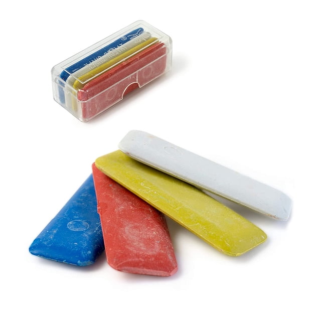 4 piezas de tiza para costura, tiza para tela para marcar patrones de costura