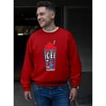 thumbnail image 2 of Classic Cup Design - Retro ICEE 'Coldest Drink In Town' Men's Sweatshirt, 2 of 4