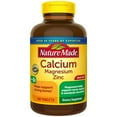 thumbnail image 2 of (2 pack) Nature Made Calcium Magnesium Zinc with Vitamin D3, Dietary Supplement for Bone Support, 300 Tablets, 2 of 9