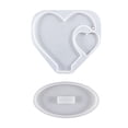 thumbnail image 1 of Resina, Foto, Marco, Modelo, Modelo de Marco de Imagen, Decoración, Marco de Fotos, Modelo de Marco de Imagen único para Resina Epoxi, Modelo de Resin Corazón de doble amor, 1 of 8