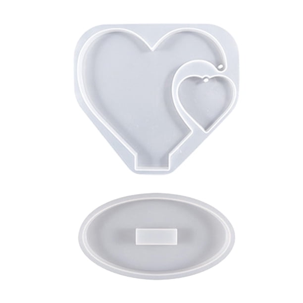 Resina, Foto, Marco, Modelo, Modelo de Marco de Imagen, Decoración, Marco de Fotos, Modelo de Marco de Imagen único para Resina Epoxi, Modelo de Resin Corazón de doble amor