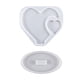 thumbnail image 1 of Resina, Foto, Marco, Modelo, Modelo de Marco de Imagen, Decoración, Marco de Fotos, Modelo de Marco de Imagen único para Resina Epoxi, Modelo de Resin Corazón de doble amor, 1 of 8