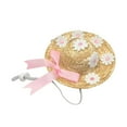 thumbnail image 2 of 1 Porch Goose Summer Straw Hat Summer Hats For Porch Geese Adorable Flower Hats Colorful Options With Ribbon Accents For Outdoor Decor & Stylish Farmhouse Accents, 2 of 9