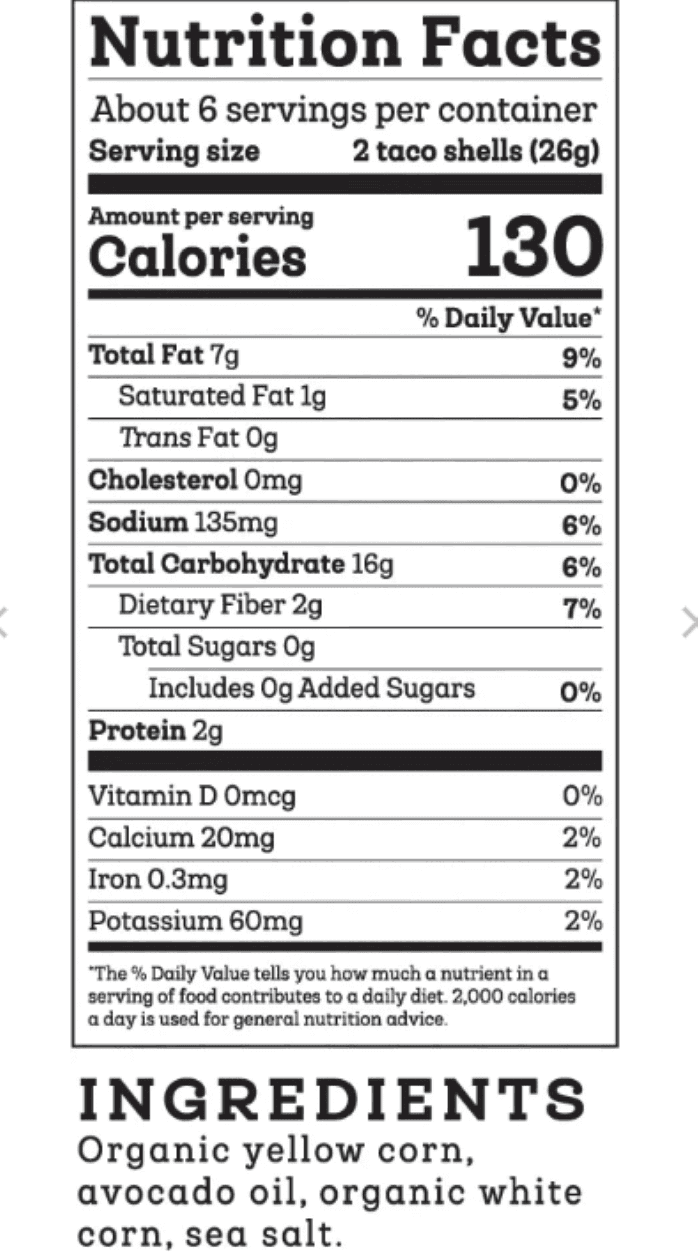 (12 pack) Siete Foods Gluten Free Maíz Corn Taco Shells 5.5 oz, 12ct