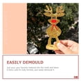 thumbnail image 3 of BESTYASH silicone resin molds crystal Christmas Deer Ornament Mold Transparent 1Pcs for Epoxy Resin Casting, 3 of 8