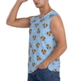 thumbnail image 3 of Picia Terrier mens Cotton Tank Undershirts , Moisture-wicking Ribbed Tanks, Lightweight Cotton Tank Undershirts-X-Large, 3 of 8