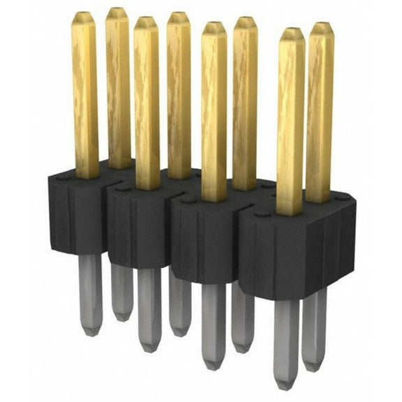 Pack of 4 68602-208HLF Connector Header Through Hole 8 position 0.100 (2.54mm) : RoHS