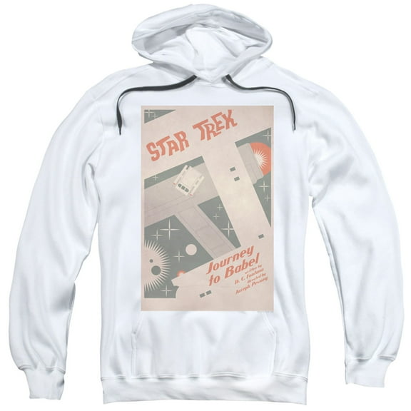Star Trek Tos Episode 39 Adult Pullover Hoodie Sweatshirt White