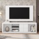 thumbnail image 3 of Mesa de TV BERTOLINI CEDRO BLANCO con Panel Moderno Contemporáneo Para Pantalla hasta 65 pulgadas, 3 of 6