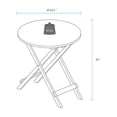 thumbnail image 2 of Casual Home 100% Solid Wood Round Folding Table, 2 of 13