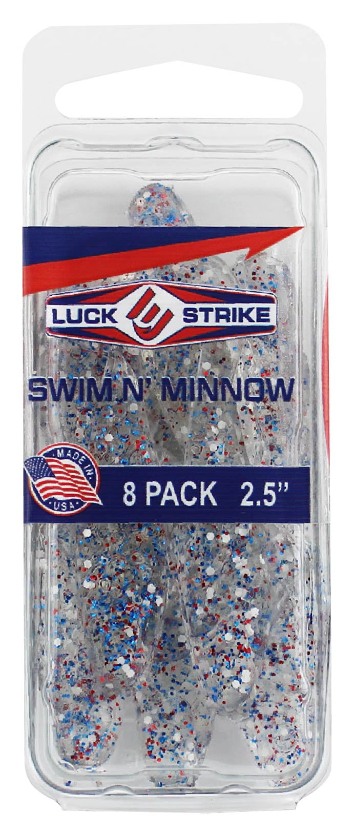 Fish Luck E Swim N Minnow Fishing Lure, 2.5-in, USA